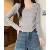 レイヤードサイドドローニットトップス トップス ニット | kirakiraShop  | 詳細画像16 