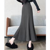 メルトン風フレアロングスカート ボトムス スカート | kirakiraShop  | 詳細画像11 