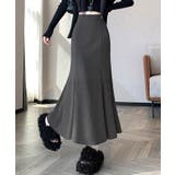 メルトン風フレアロングスカート ボトムス スカート | kirakiraShop  | 詳細画像8 