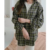 チェック柄ルーズフィットシャツ シャツ チェック柄 | kirakiraShop  | 詳細画像17 