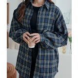 チェック柄ルーズフィットシャツ シャツ チェック柄 | kirakiraShop  | 詳細画像31 
