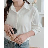 ソフトタッチベーシックシャツ トップス ブラウス | kirakiraShop  | 詳細画像12 