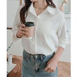 ソフトタッチベーシックシャツ トップス ブラウス | kirakiraShop  | 詳細画像15 