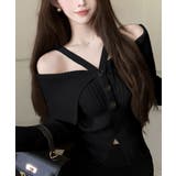 オフショルレイヤードリブニットトップス トップス ニット | kirakiraShop  | 詳細画像13 