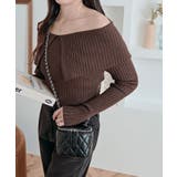 ビッグカラーリブニットトップス トップス ニット | kirakiraShop  | 詳細画像26 