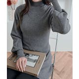 フレアシルエットクルーネックニットトップス トップス ニット | kirakiraShop  | 詳細画像14 