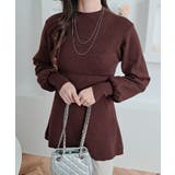 フレアシルエットクルーネックニットトップス トップス ニット | kirakiraShop  | 詳細画像23 