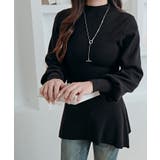フレアシルエットクルーネックニットトップス トップス ニット | kirakiraShop  | 詳細画像4 