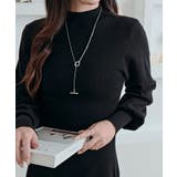 フレアシルエットクルーネックニットトップス トップス ニット | kirakiraShop  | 詳細画像7 