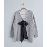 バックリボンVネックニットトップス トップス ニット | kirakiraShop  | 詳細画像40 