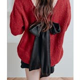 バックリボンVネックニットトップス トップス ニット | kirakiraShop  | 詳細画像32 