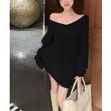 バックリボンVネックニットトップス トップス ニット | kirakiraShop  | 詳細画像8 