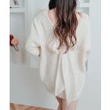 バックリボンVネックニットトップス トップス ニット | kirakiraShop  | 詳細画像10 