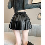 フェイクレザーバルーンミニスカート スカート ミニスカート | kirakiraShop  | 詳細画像9 
