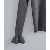 配色パイピングリブフレアスリーブニットトップス トップス ニット | kirakiraShop  | 詳細画像41 