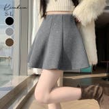 ラメ混ウールライクフレアミニスカート ボトムス スカート | kirakiraShop  | 詳細画像1 