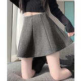 ラメ混ウールライクフレアミニスカート ボトムス スカート | kirakiraShop  | 詳細画像11 