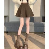 ラメ混ウールライクフレアミニスカート ボトムス スカート | kirakiraShop  | 詳細画像16 