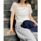 キャミソール付きメロウシアートップス アンサンブル キャミセット | kirakiraShop  | 詳細画像8 