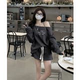 ロゴスウェットミニスカートセットアップ セットアップ スウェット | kirakiraShop | 詳細画像5