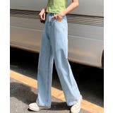 ハイウエストワイドデニムパンツ 5サイズ デニムパンツ | kirakiraShop  | 詳細画像12 
