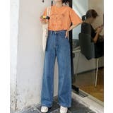 ハイウエストワイドデニムパンツ 5サイズ デニムパンツ | kirakiraShop  | 詳細画像24 