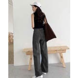 ハイウエストワイドデニムパンツ 5サイズ デニムパンツ | kirakiraShop  | 詳細画像35 