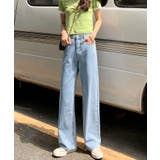 ハイウエストワイドデニムパンツ 5サイズ デニムパンツ | kirakiraShop  | 詳細画像7 