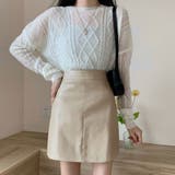 ライトベージュ | 【SHOPLIST限定】エコレザーミニスカート 3サイズ ボトムス | kirakiraShop 