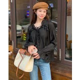 【SHOPLIST限定】フリルデザインリボンブラウス トップス フリルブラウス | kirakiraShop  | 詳細画像15 