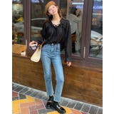 【SHOPLIST限定】フリルデザインリボンブラウス トップス フリルブラウス | kirakiraShop  | 詳細画像19 