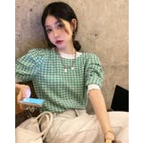 千鳥柄サマーニットトップス トップス サマーニット | kirakiraShop  | 詳細画像11 