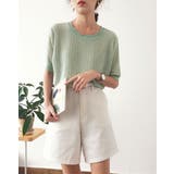 【SHOPLIST限定】ミックスボーダーサマーニットトップス トップス サマーニ… | kirakiraShop  | 詳細画像5 