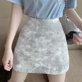 グレー | 【SHOPLIST限定】タイダイデニムミニスカート 3サイズ ボトムス | kirakiraShop 