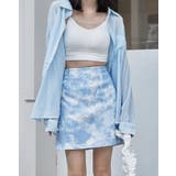 【SHOPLIST限定】タイダイデニムミニスカート 3サイズ ボトムス | kirakiraShop  | 詳細画像6 