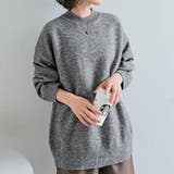 モクグレー | ミックスカラーオーバーニット ユニセックス カラーニット | kirakiraShop