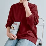 レッド | ミックスカラーオーバーニット ユニセックス カラーニット | kirakiraShop