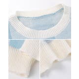 【SHOPLIST限定】ブロックチェックショートニットトップス ニットトップス … | kirakiraShop  | 詳細画像14 