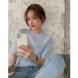 【SHOPLIST限定】五分袖ベーシックニットソー カットソー ニット | kirakiraShop  | 詳細画像20 