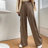 セミワイドフレアパンツ全3色 4サイズ ボトムス | kirakiraShop | 詳細画像28