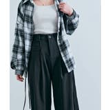 セミワイドフレアパンツ全3色 4サイズ ボトムス | kirakiraShop | 詳細画像3