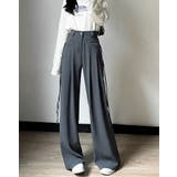 セミワイドフレアパンツ全3色 4サイズ ボトムス | kirakiraShop | 詳細画像15