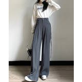 セミワイドフレアパンツ全3色 4サイズ ボトムス | kirakiraShop | 詳細画像16