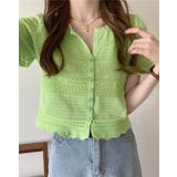 半袖カーディガン トップス ニットカーディガン | kirakiraShop | 詳細画像11