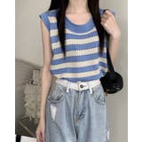 【SHOPLIST限定】ノースリーブニットトップス トップス ライトニット | kirakiraShop  | 詳細画像11 