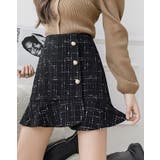 【SHOPLIST限定】ツイードマーメイドミニスカート 3サイズ ボトムス | kirakiraShop  | 詳細画像2 