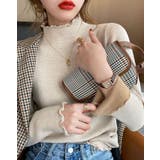 【SHOPLIST限定】裏起毛ハイネックメロウレーヨンニット トップス 裏起毛 | kirakiraShop  | 詳細画像8 