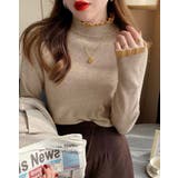 【SHOPLIST限定】ハイネックフリルニットトップス トップス ロンＴ | kirakiraShop  | 詳細画像8 