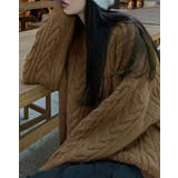 モックネックケーブルニットセーター トップス ケーブル | kirakiraShop  | 詳細画像11 