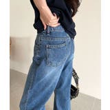 ハイウエストストレートデニム ボトムス デニムパンツ | kirakiraShop | 詳細画像15